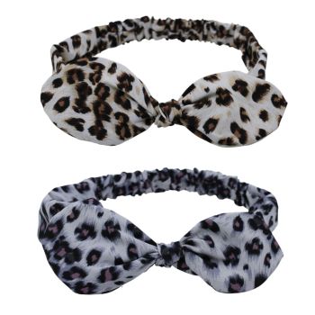 Assorted Animal Print Bow Kylie Bands