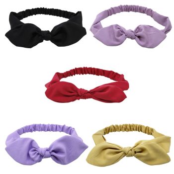 Assorted Plain Bow Kylie Bands