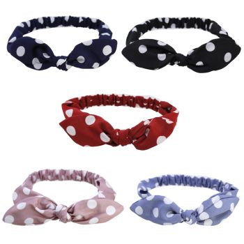 Assorted Polka Dot Bow Kylie Bands