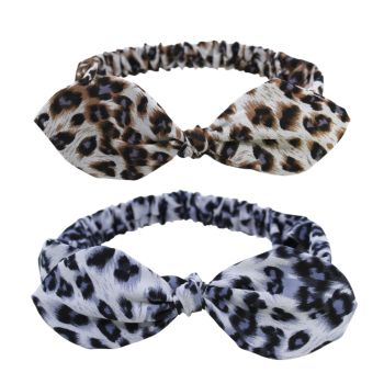 Assorted Animal Print Bow Kylie Bands