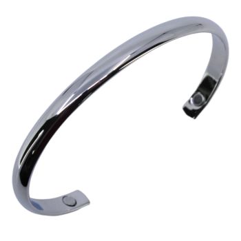 Silver Coloured Magnetic Bangles