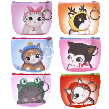 Assorted Cat Coin Purses