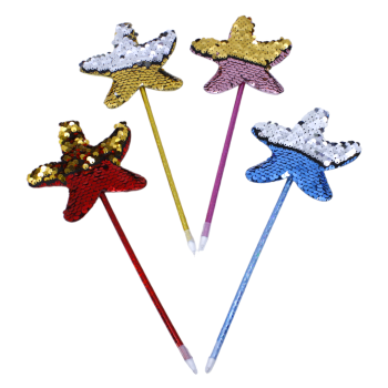Assorted Reversible Sequin Star Pens
