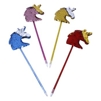 Assorted Reversible Sequin Unicorn Pens