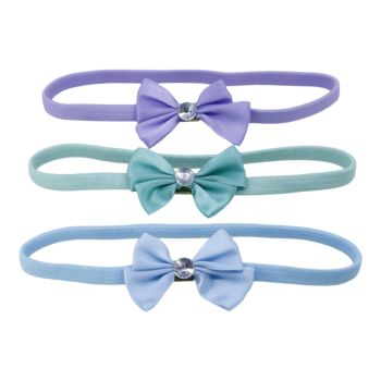 It`s Wow Assorted Satin & Diamante Bow Kylie Bands