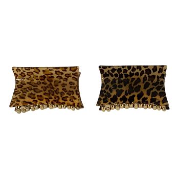 Assorted Animal Print Clamps