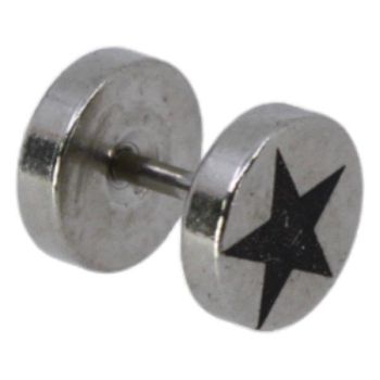 Unisex Stainless Steel screw fitting  labret with assorted enameled design in black.

Designs may vary .

Approx size of bar 7mm Disc 8mm

Sold as a pack of 10 pcs on a strip for easy sale .