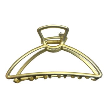 Nice quality Matt Gold colour plated D shaped clamp .

Available as a pack of 3.

Size approx 10 cm