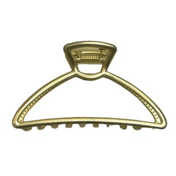 


Quality  matt Gold colour plated  Triangular shaped metal clamp. 

Sold as a pack of 3 .

Size approx 7.5 cm