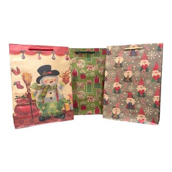 Assorted Recyclable extra Large  Christmas Gift Bags 