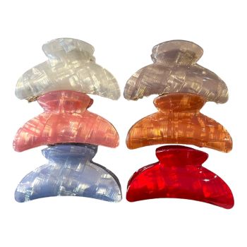 Ladies Pearlized Effect Assorted Clamps 